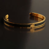 Meqnes Signature Bracelet - Golden Nightfall