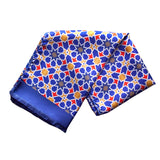 Silk Scarf - Blue Mosaic