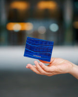 Electric Blue Card Holder