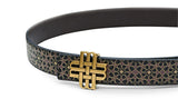 The Meqnes Signature Reversible Belt 32 mm - Golden Buckle