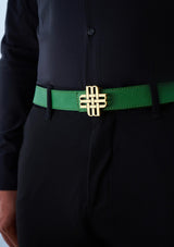 The Meqnes Signature Reversible Belt 32 mm - Golden Buckle