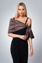 Silk Scarf - Gilded Brown