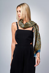 Silk Scarf - Emerald Royalty