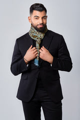 Silk Scarf - Emerald Royalty