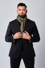 Silk Scarf - Emerald Royalty