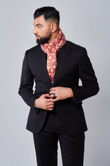 Silk Scarf - Sunny Red