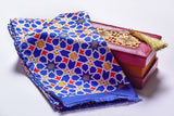 Silk Scarf - Blue Mosaic