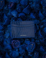 Deep Blue Card Holder