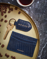 Deep Blue Card Holder